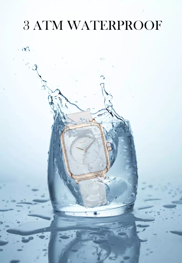 jam tangan wanita top brand luxury wanita leather band quartz jam tangan populer anti air