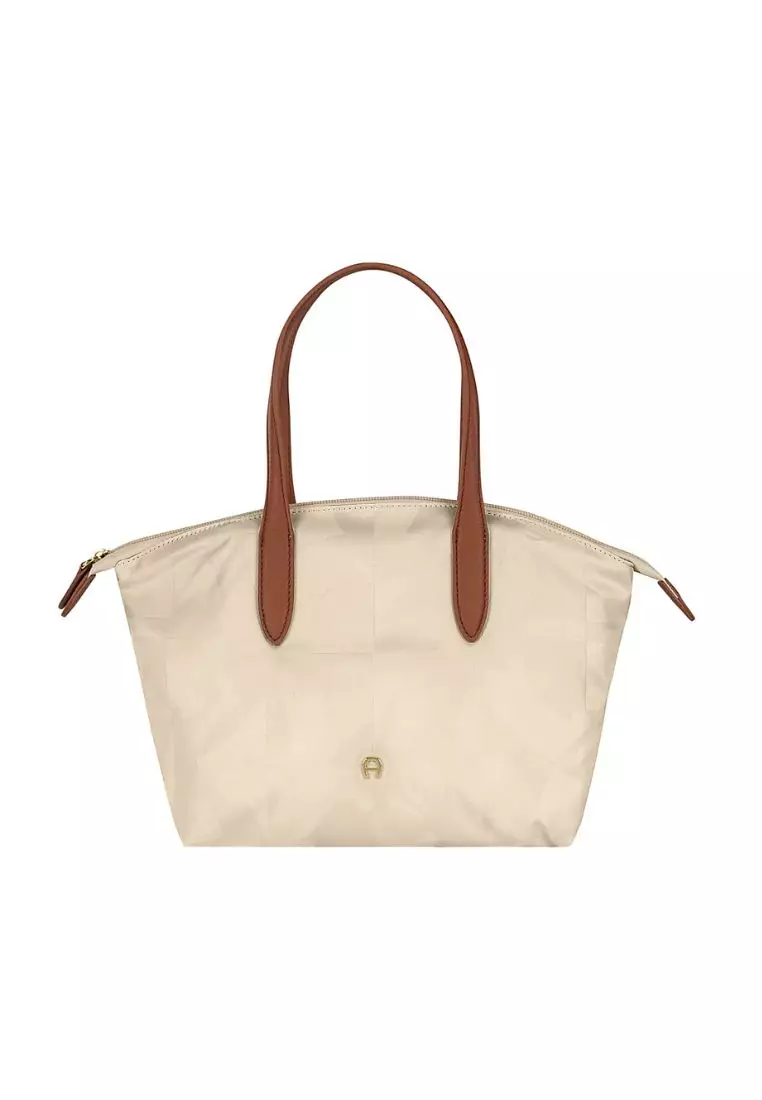 Jual Aigner Aigner Tote Small Viaggio Beige Original 2025 ZALORA