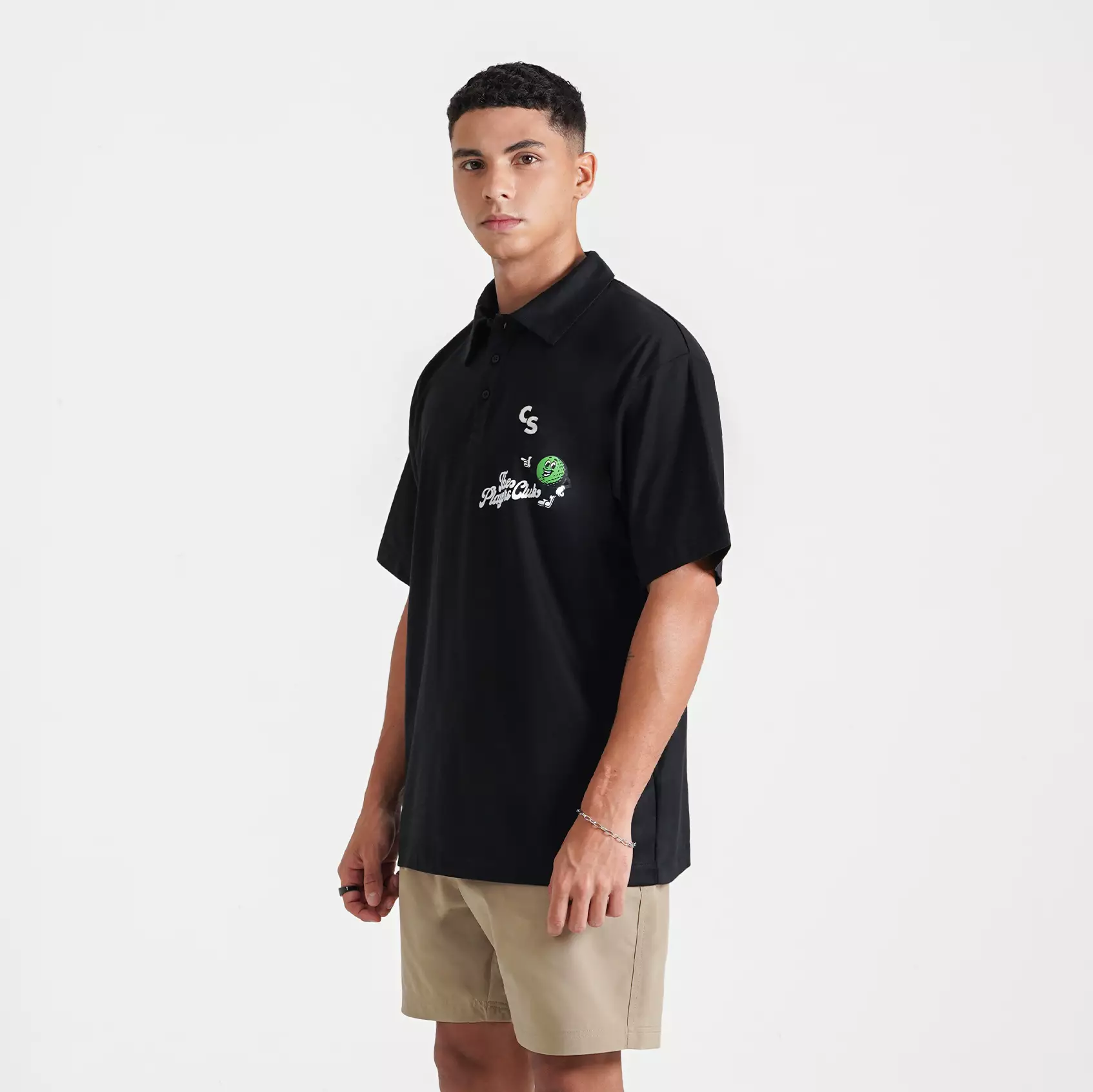 CELCIUS Polo Shirt LIN001337C Hitam