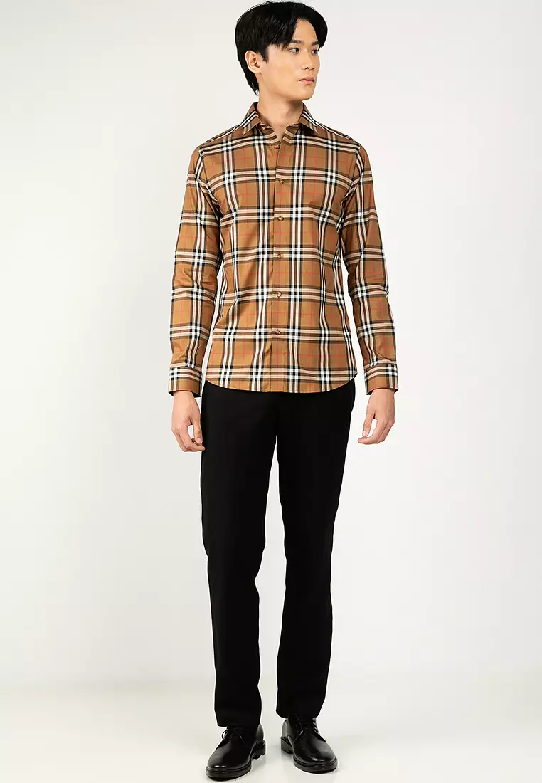 Shefford 格仔長袖恤衫(nt)