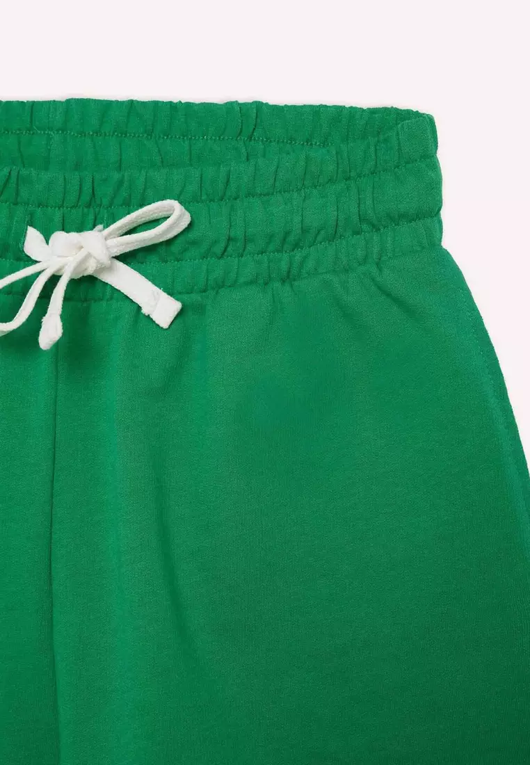 Coool Regular Fit Elastic Waist Lace Thick Mini Shorts A6224Ax25Sm