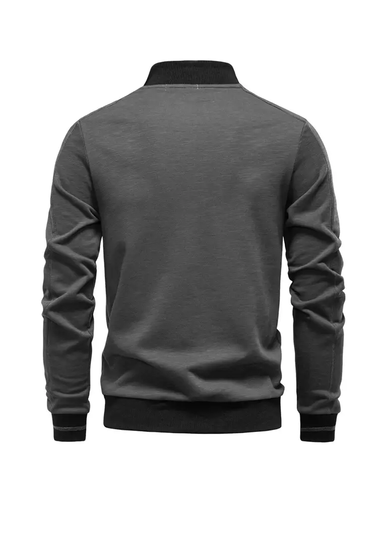 Business Zipper Baseball Jacket AX-JK5012