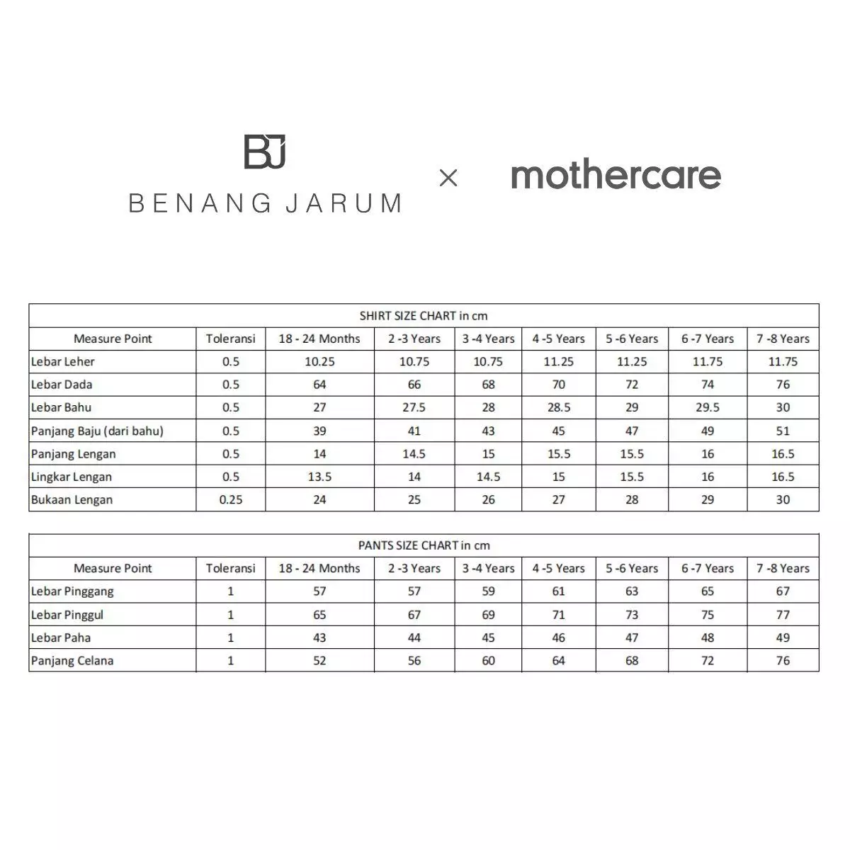 Mothercare x Benang Jarum Raya Collection Opnaisel Sets - Set Baju Lebaran Anak Laki-laki