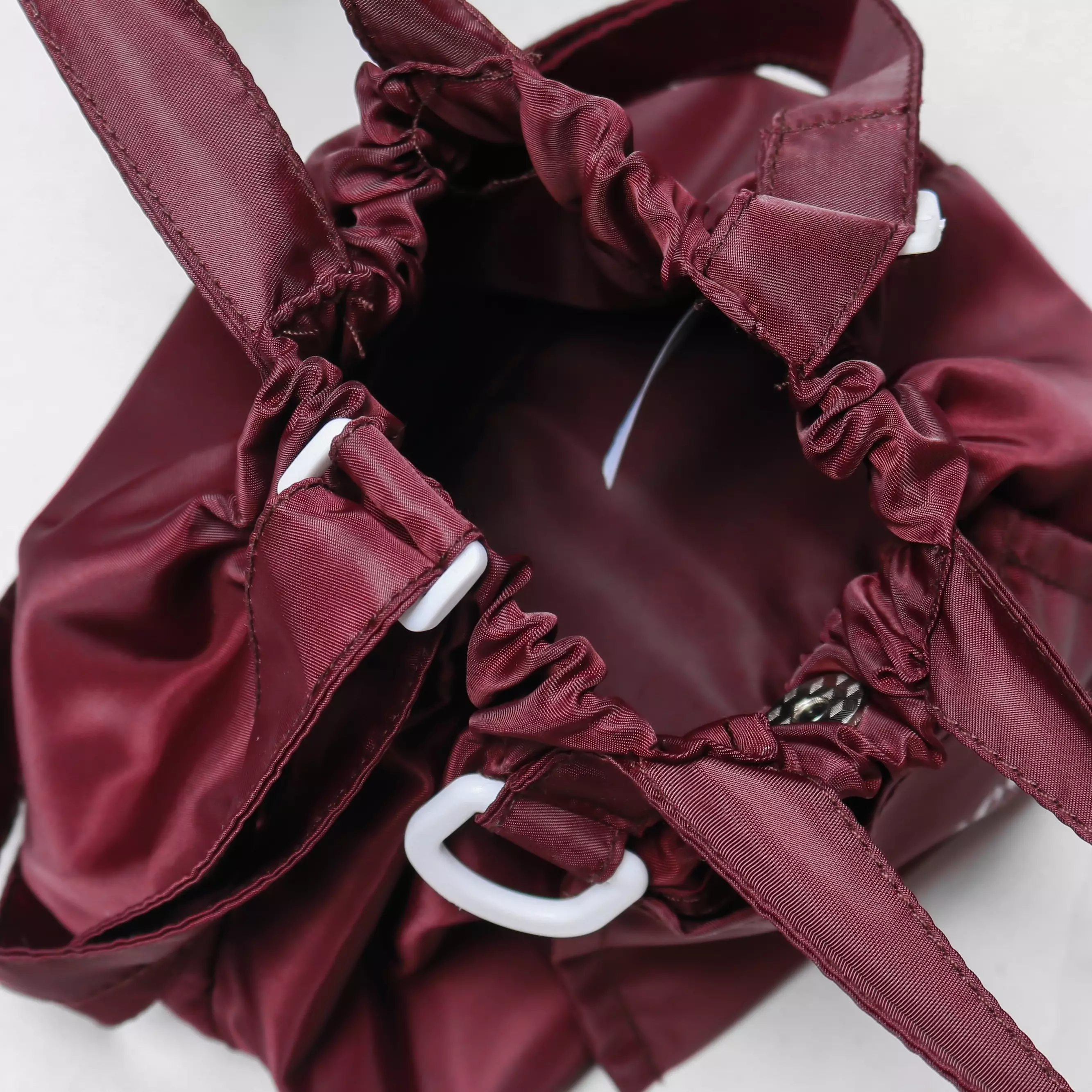 Pamole - Dumpling Bag Tas Tangan Pakai Tali Panjang - Hana Series - Maroon