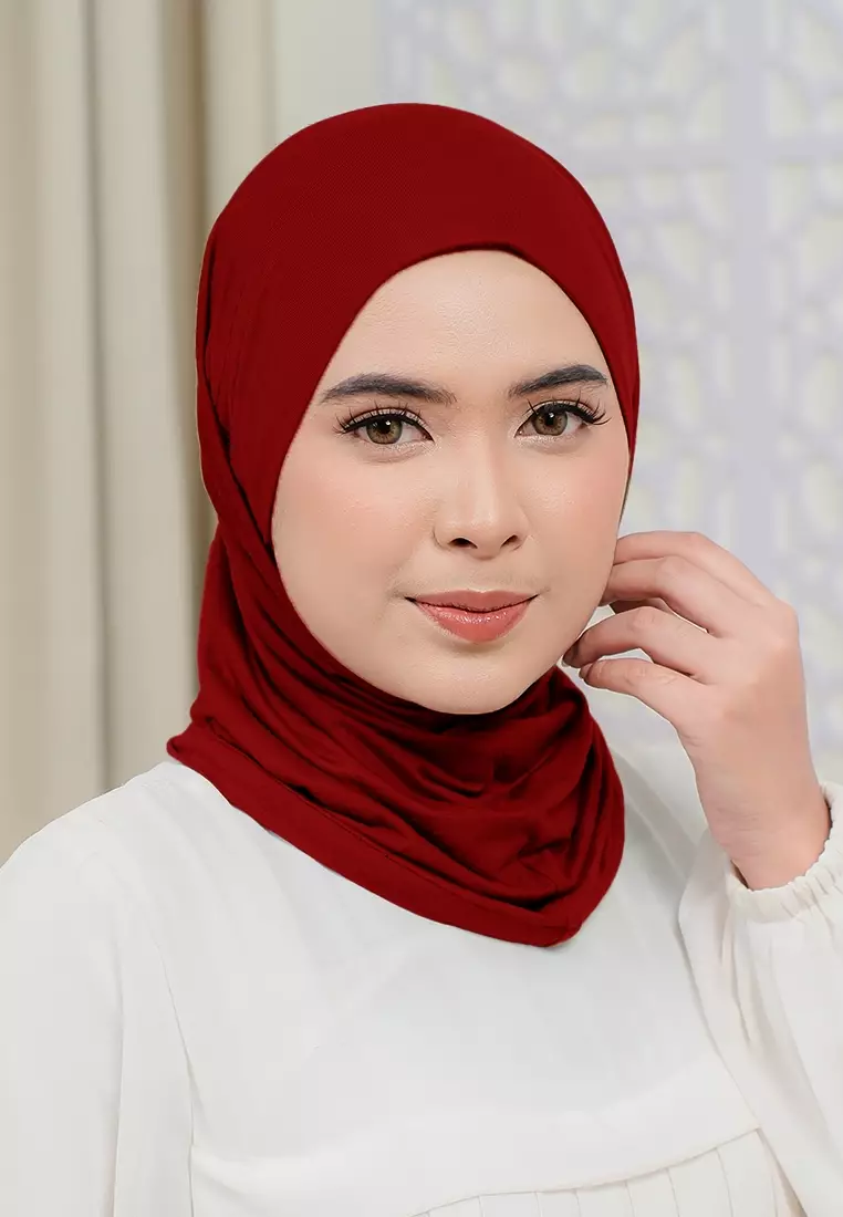HIJAB INSTAN LUMA - MAROON