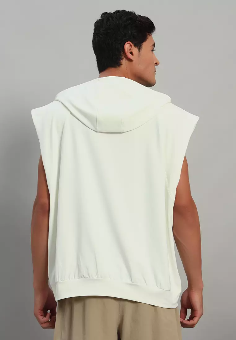 Men's Athletics Sleeveless Oversized Hoodie