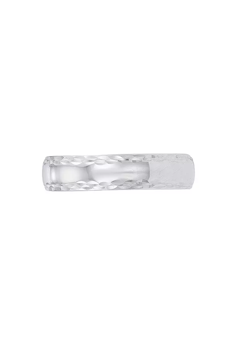 HABIB 750/18K White Gold Ring GRT812-3L