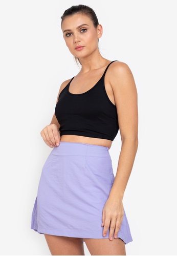 ZALORA ACTIVE black Crisscross Low Back Crop Tank Bra 3F65BUS7C899BFGS_1
