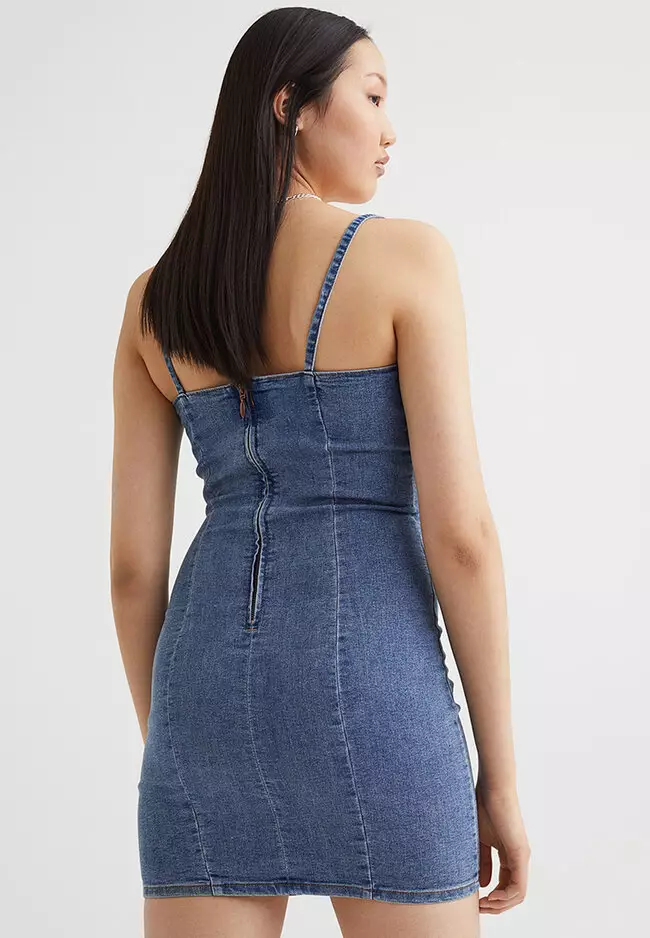 H&m jean outlet dress