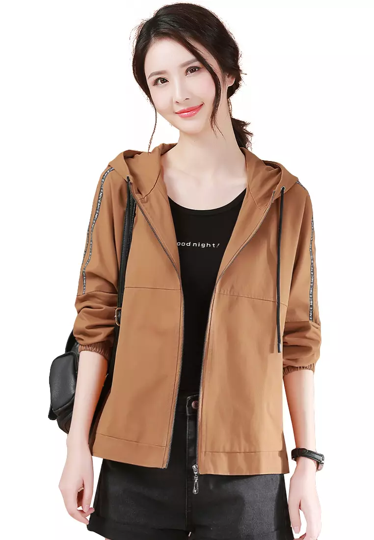 Girls zip up jackets sale
