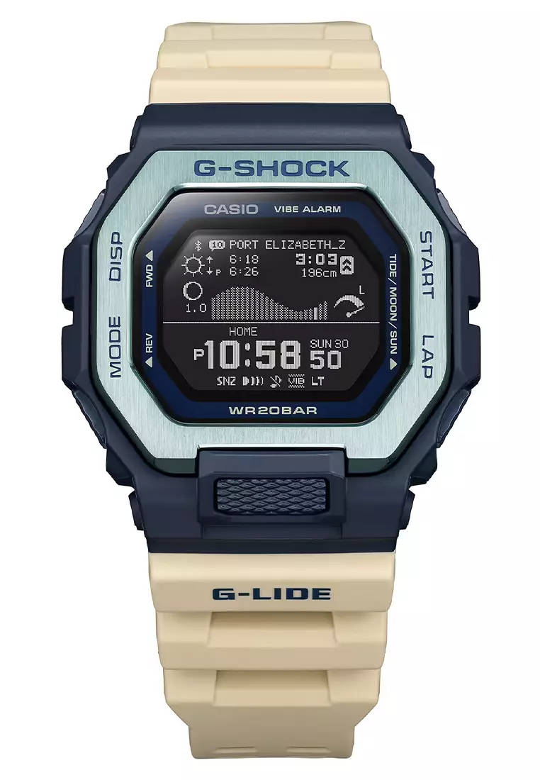 G-Shock Smartwatch Digital G-LIDE GBX-100TT-2D - Jam Tangan Pria - Resin Strap