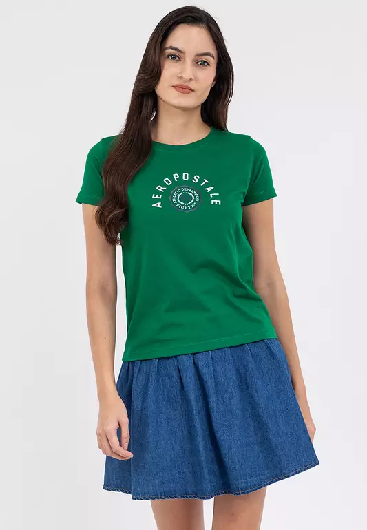 Ladies Comfort Graphic Tee Dark Green