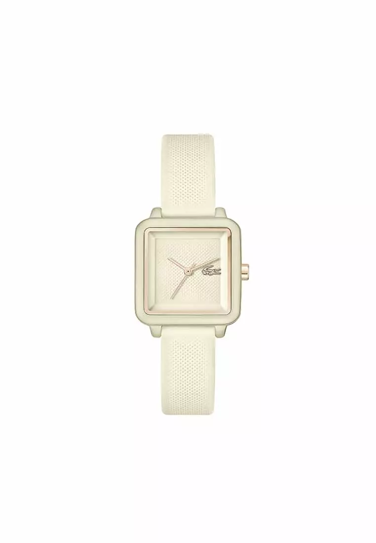 Buy Lacoste 12.12 Flow Women's Watch Champagne Silicone Strap - Gold ...