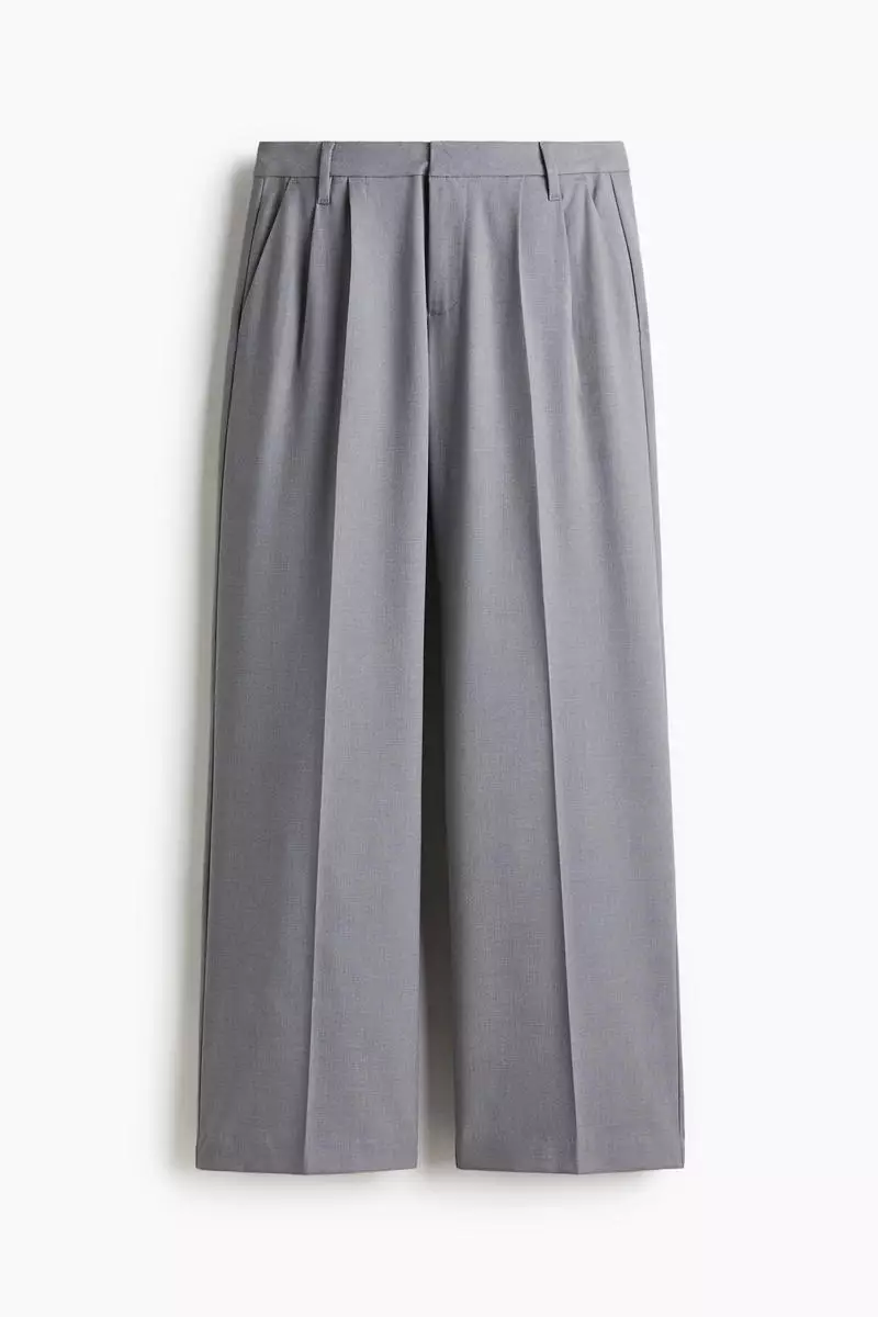 Wide tailored trousers