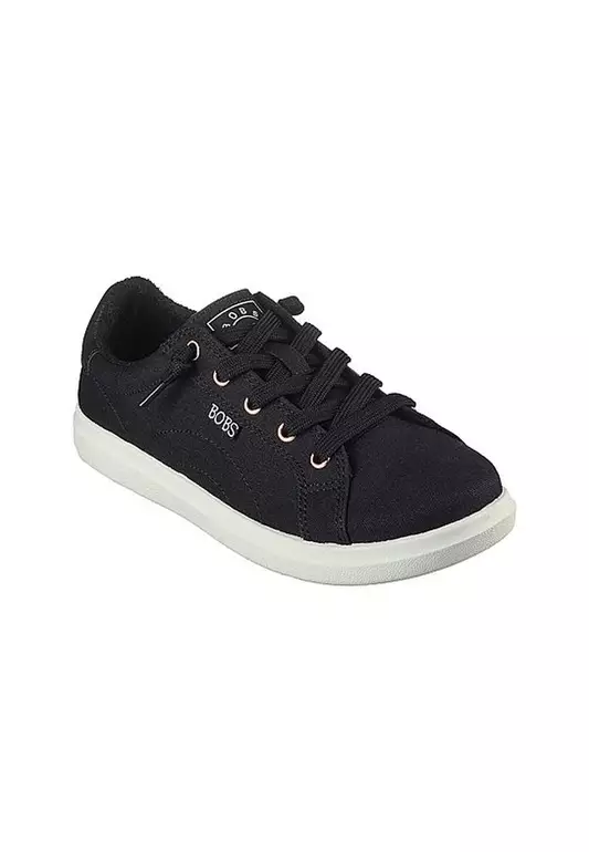 Womens Bobs D'Vine Canvas Faux Lace Slip On