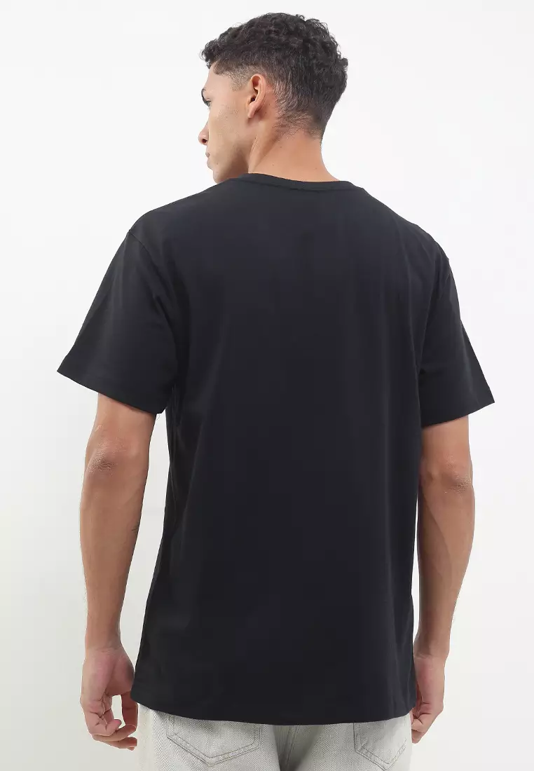 Short Sleeve Tee New York Yankees Cross Panels Script