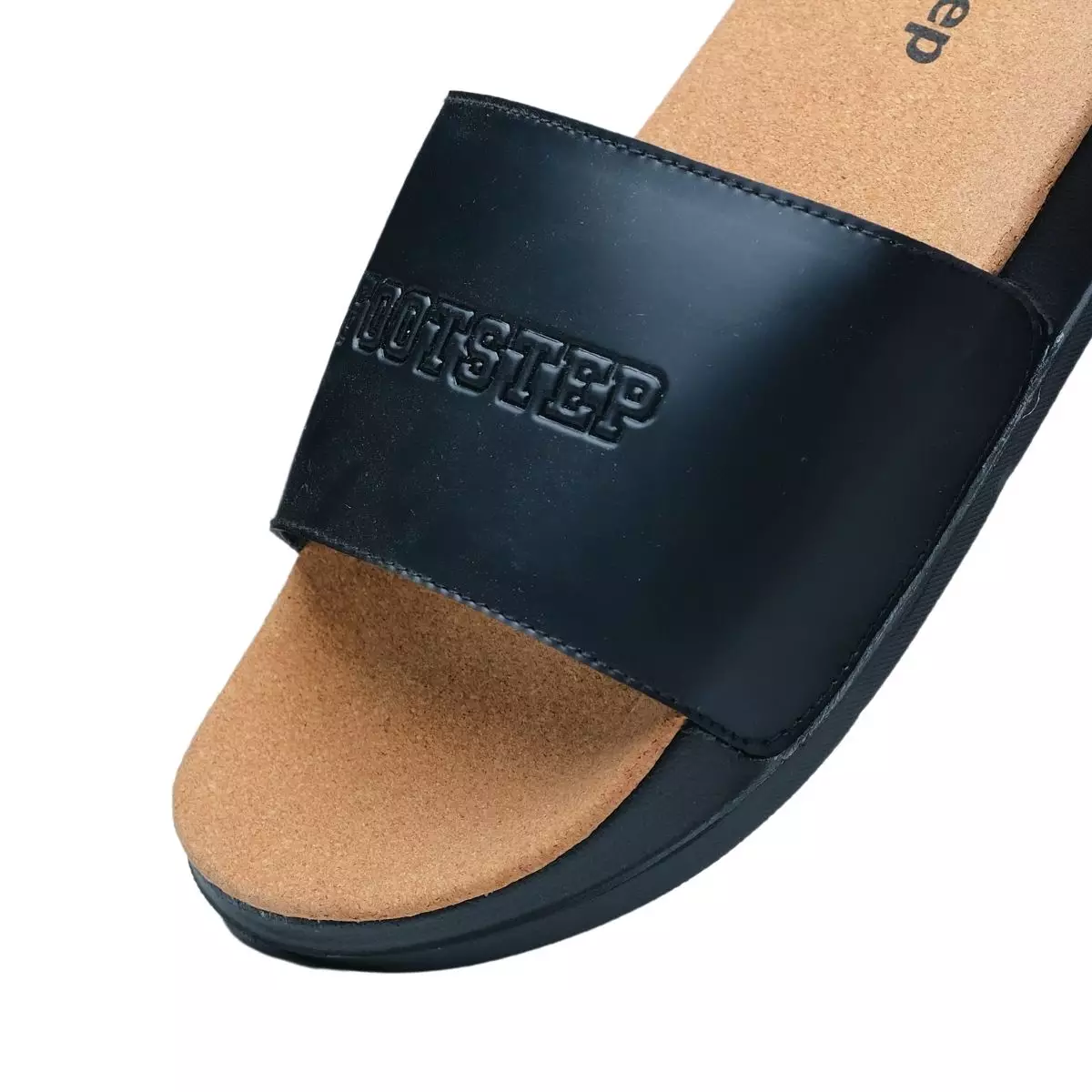 Footstep Footwear Sandal Pria Slide Shelby Full Black Original Sandal