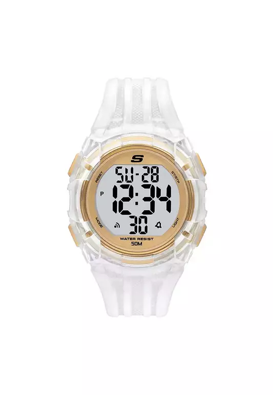 El Porto Clear Polyurethane Strap Digital Watch SKC-SR1175