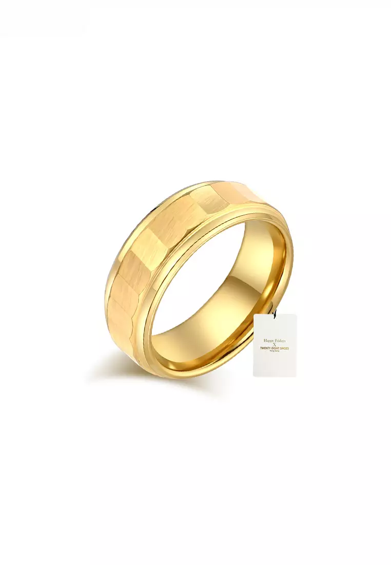 Textured Tungsten Carbide Ring JW QF-038