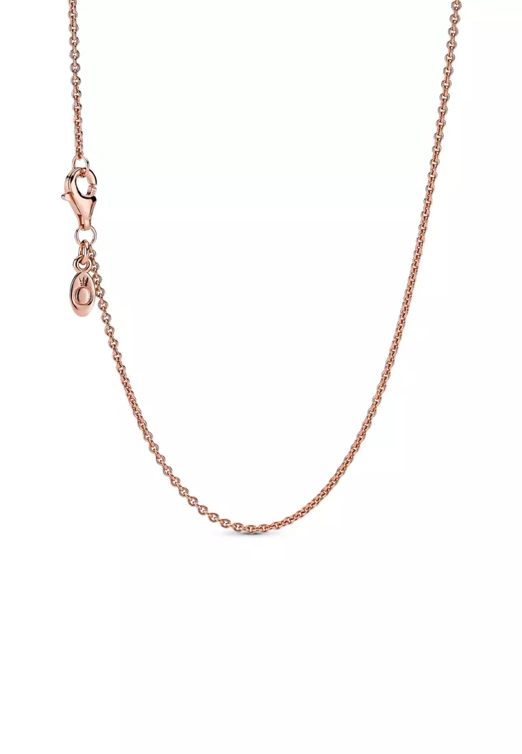 Rose gold pandora necklace sale online