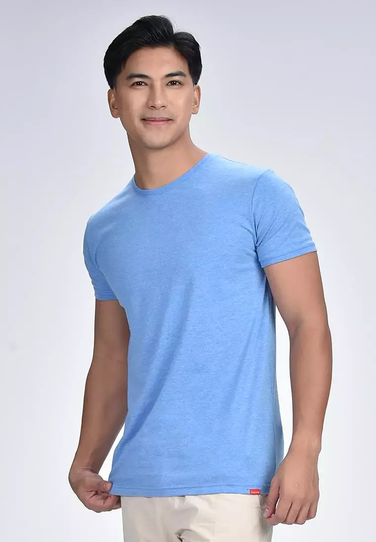 Men's Cuffed Round Neck Shirt