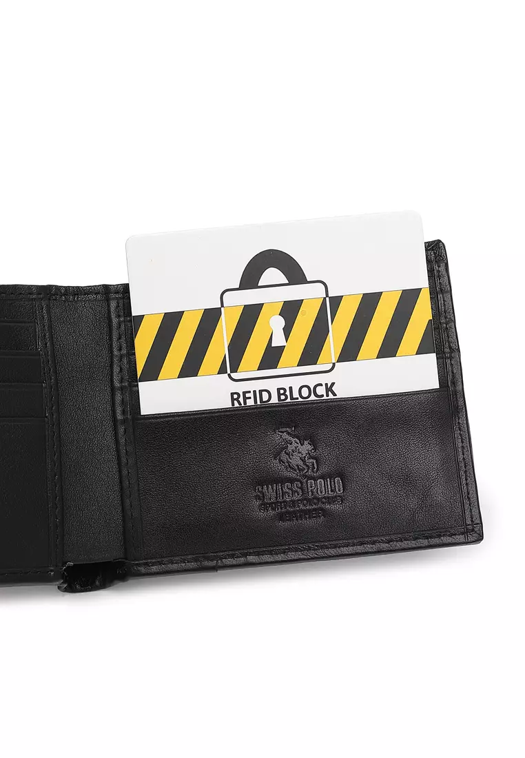 Gift Set - RFID Wallet + 40mm Automatic Buckle Belt - Black