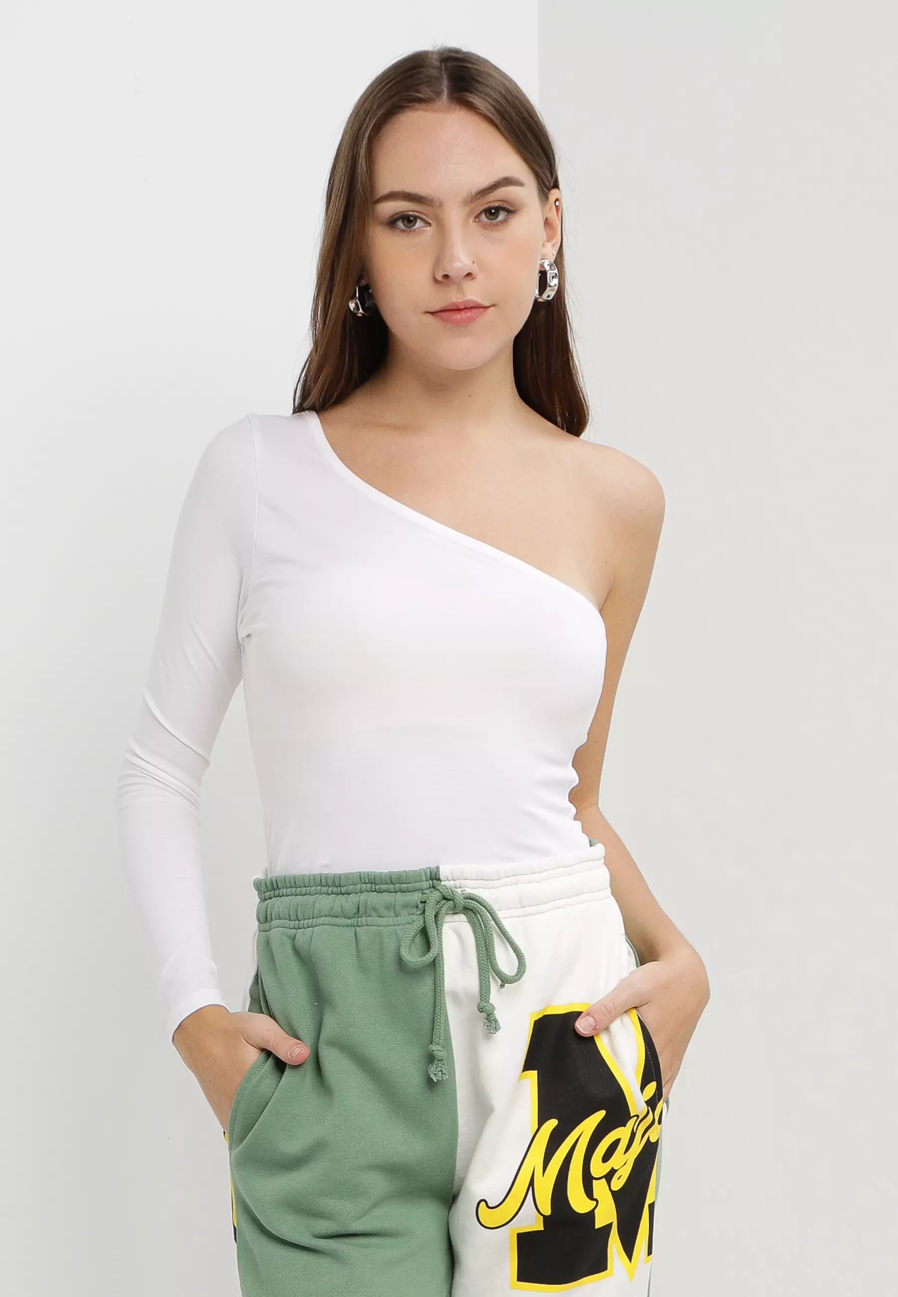 Topshop one shop shoulder top