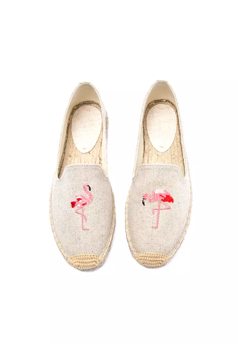 Embroidered Canvas Espadrilles HB45433