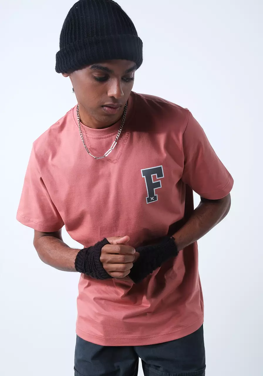 Kaos Regular Pria Twelve Dusty Pink