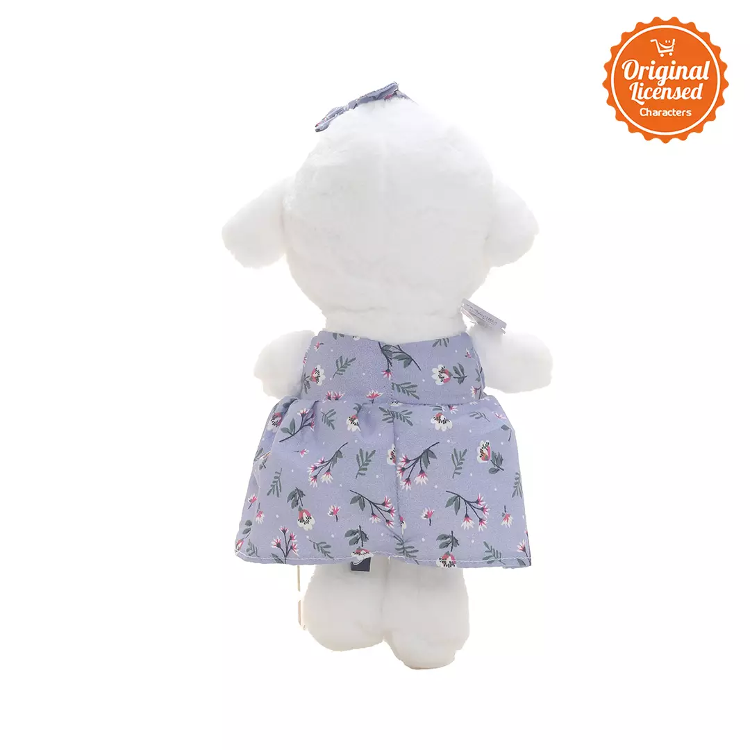 Boneka Floopy Domba With Dress Blue 35 cm