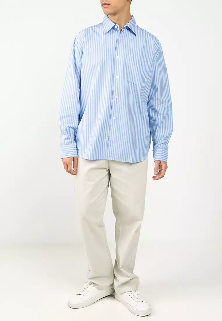 Long Sleeve Poplin Shirt