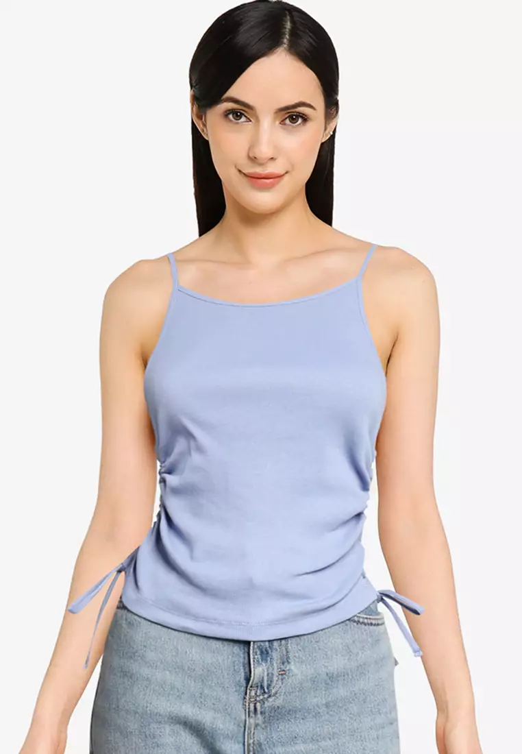 Noisy May Short Sleeved Ruched Top 2024, Buy Noisy May Online