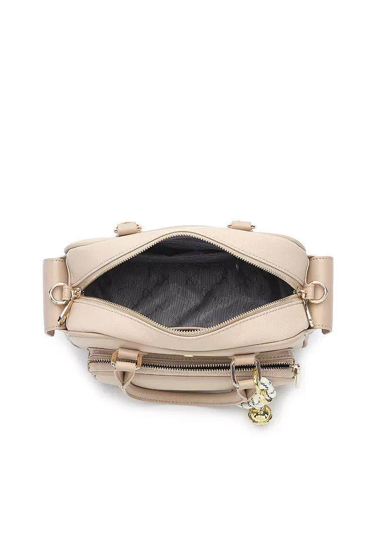 Women's Top Handle Bag / Sling Bag / Crossbody Bag / Shoulder Bag - Beige