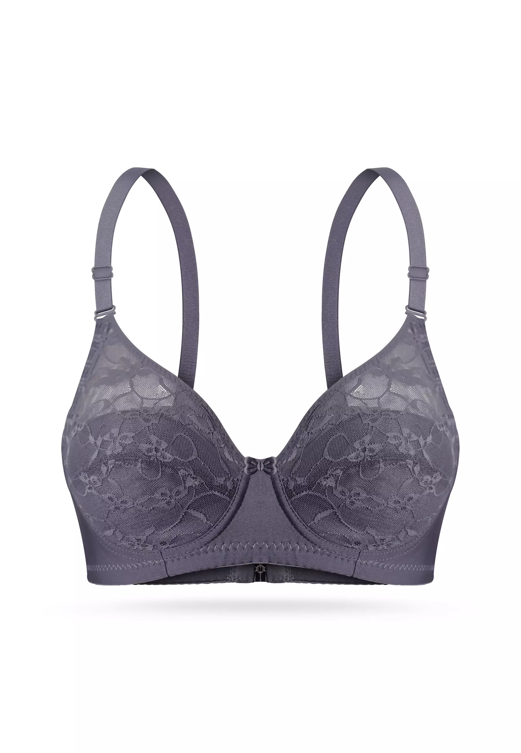 Wimiu BH Wanita Bra Wanita Woman Women Bra Kawat Bra Tanpa Busa Beha Be Ha Kait 3 Bra 100234