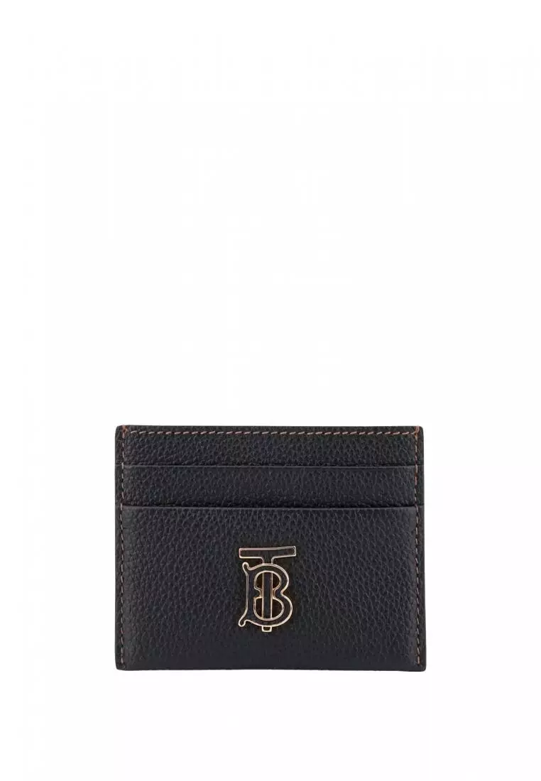 Buy Burberry BURBERRY - Leather card holder - Black 2023 Online ...