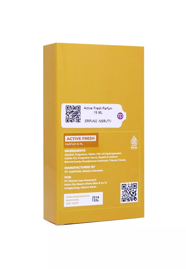 Rhenza Active Fresh Parfum 15 ML