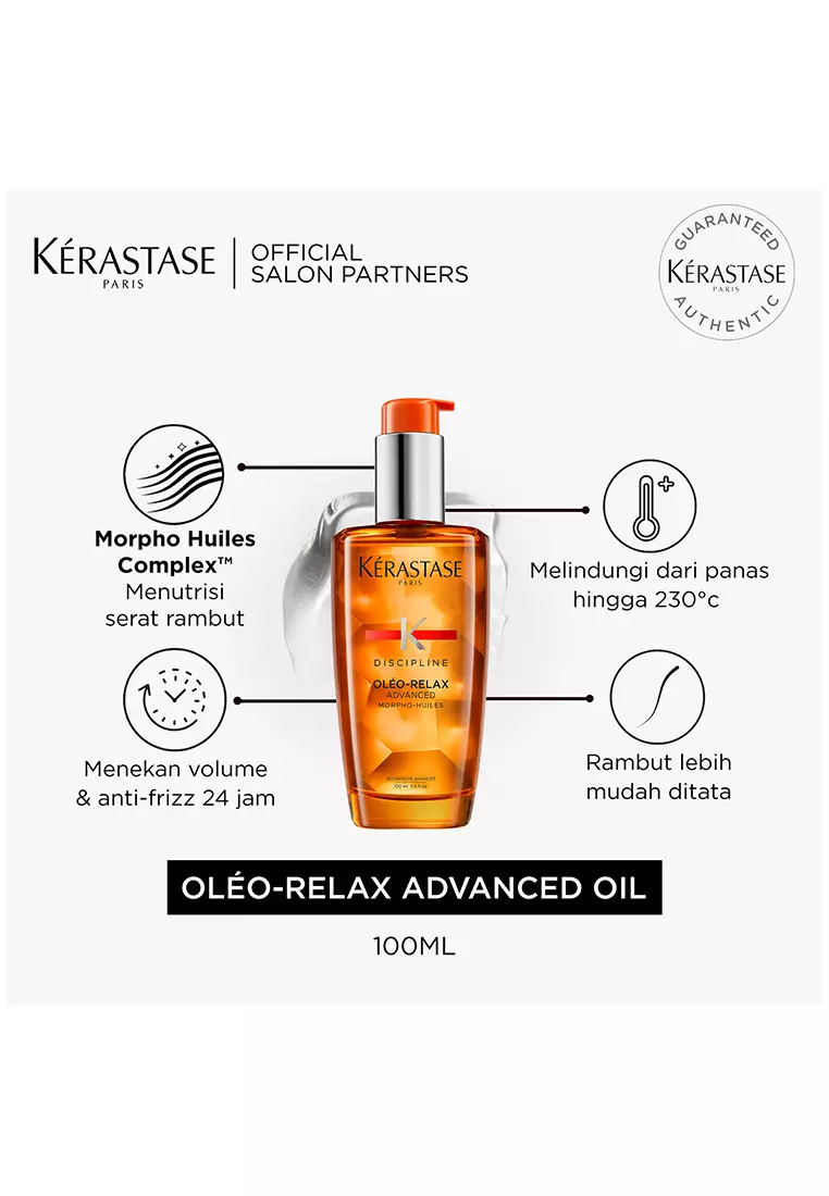 Kerastase Serum Oleo Relax 100ml Serum Rambut Sulit Diatur