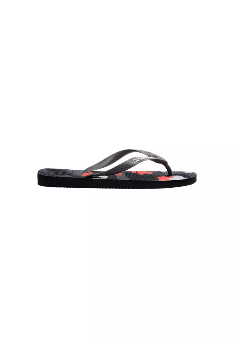 Kids Top Camu Flip Flops - New Graphite