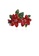 Glamorousky green Elegant and Bright Plated Gold Double Flower Brooch with Cubic Zirconia BA6B5AC9878785GS_1