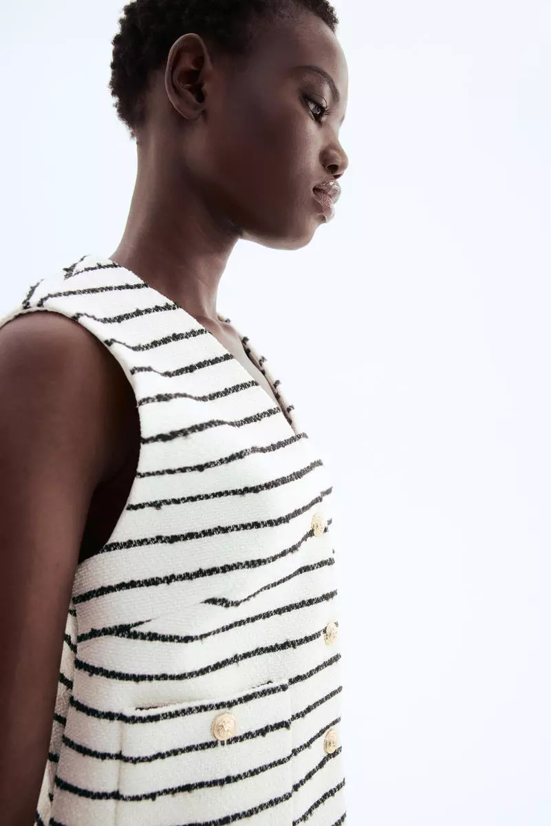 Bouclé waistcoat