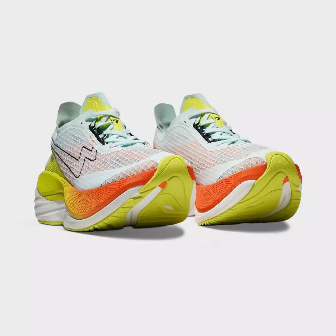 Eagle Sepatu Lari Alpha ST - BIRU MUDA/ORANYE/HIJAU