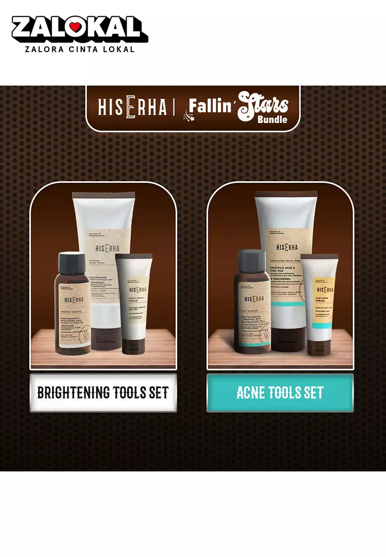 His Erha Acne Tools - Paket Perawatan Wajah Pria