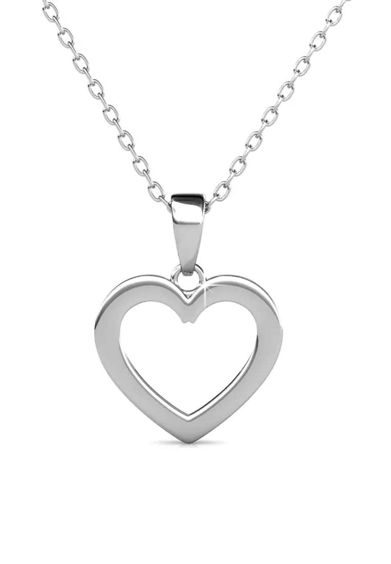 Lovett Pendant WG - Kalung Crystal Swarovski by Her Jewellery