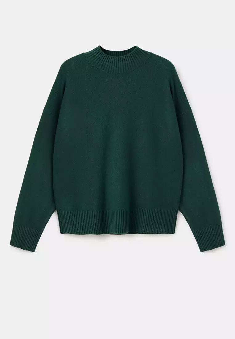 Ribbed Turtleneck Sweater