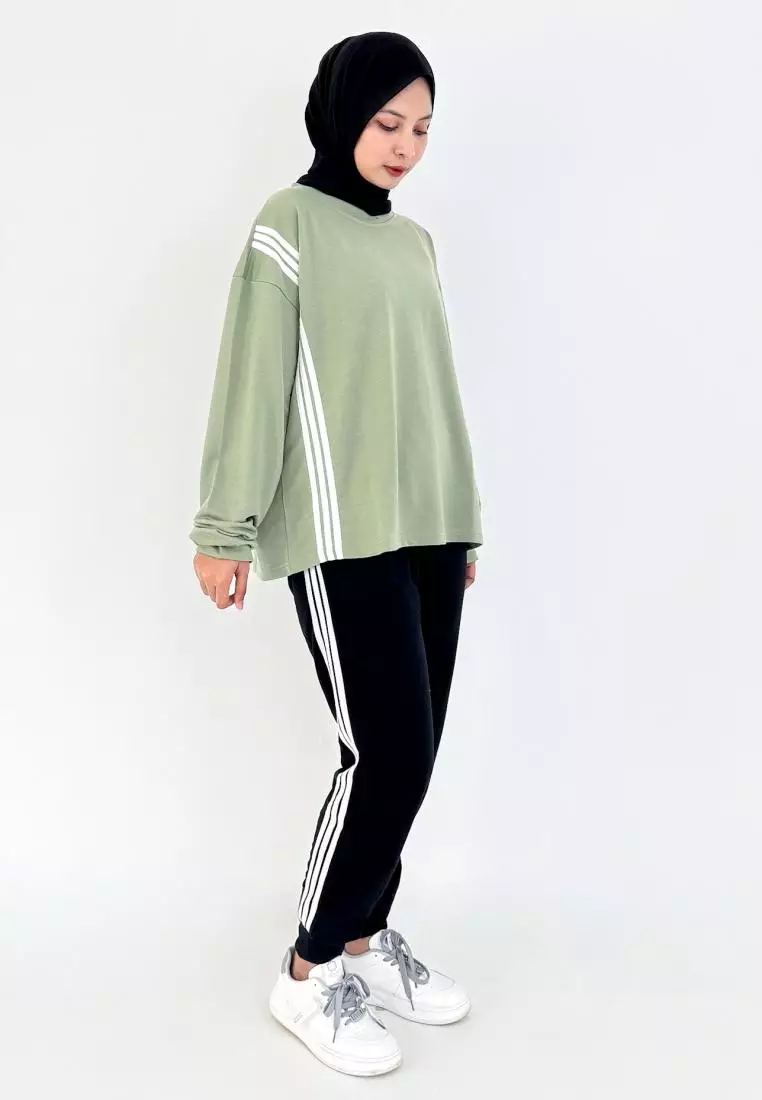 Sporty Set Amina (Setelan Training Olahraga Wanita) Fit M-XXL