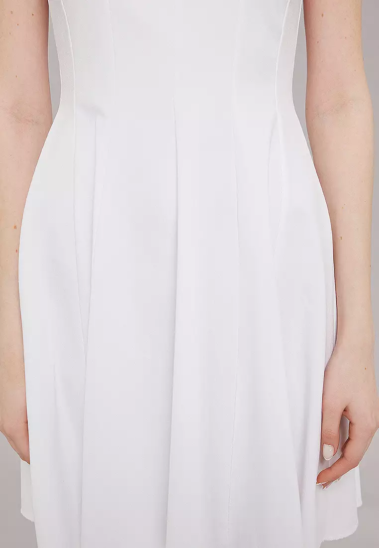 Frilled Mini Knit Dress