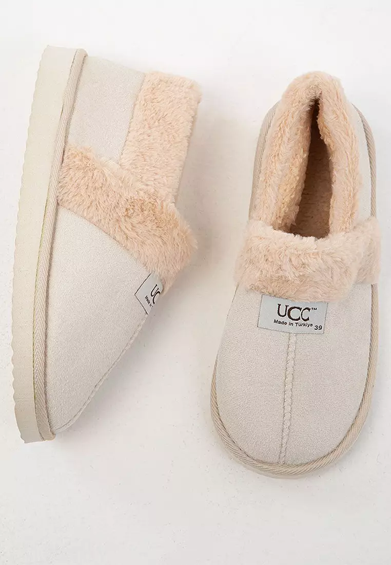 Plush Bedroom Slip Ons