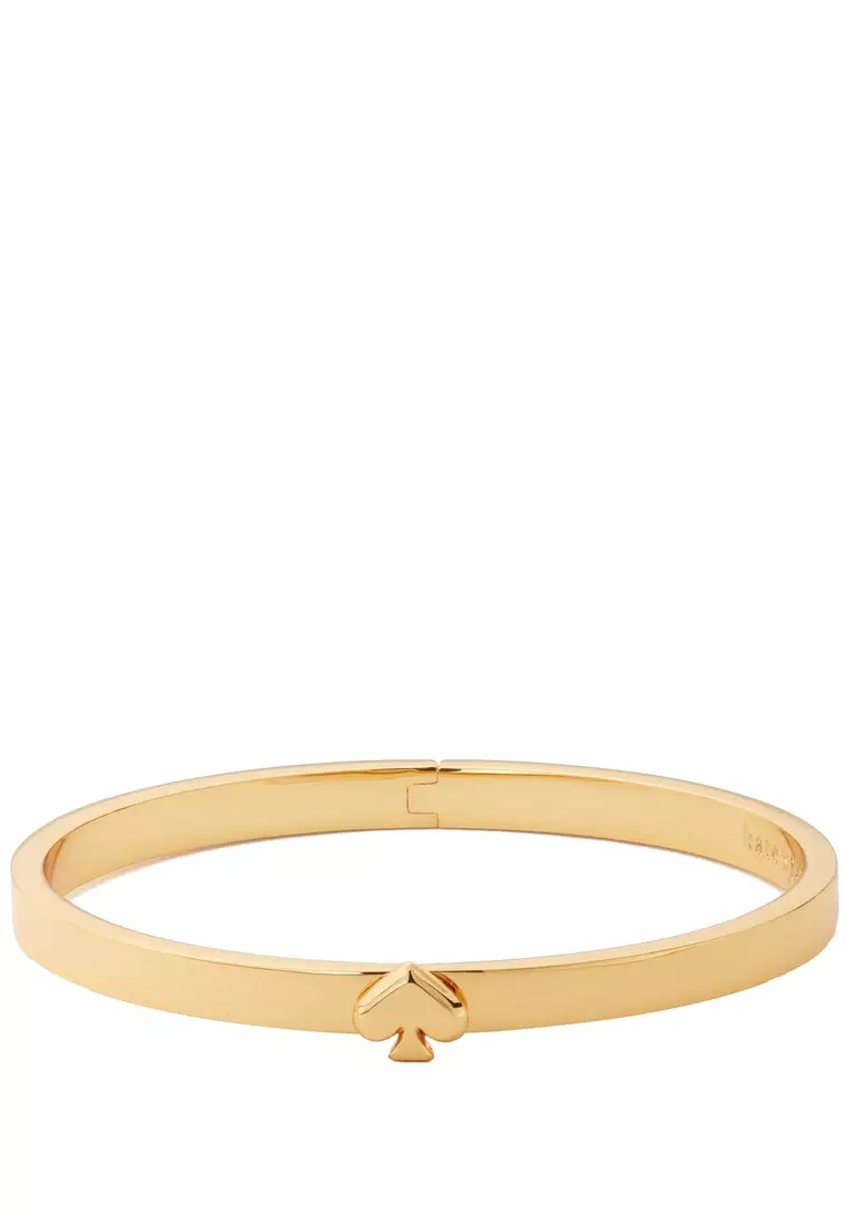 Kate Spade Everyday Spade Thin Metal Bangle Bracelet in Gold o0ru3143