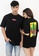 OHNII black OVERSIZED BE LIKE A CACTUS COTTON JERSEY TSHIRT (BL) 29CBAAAF28A650GS_3
