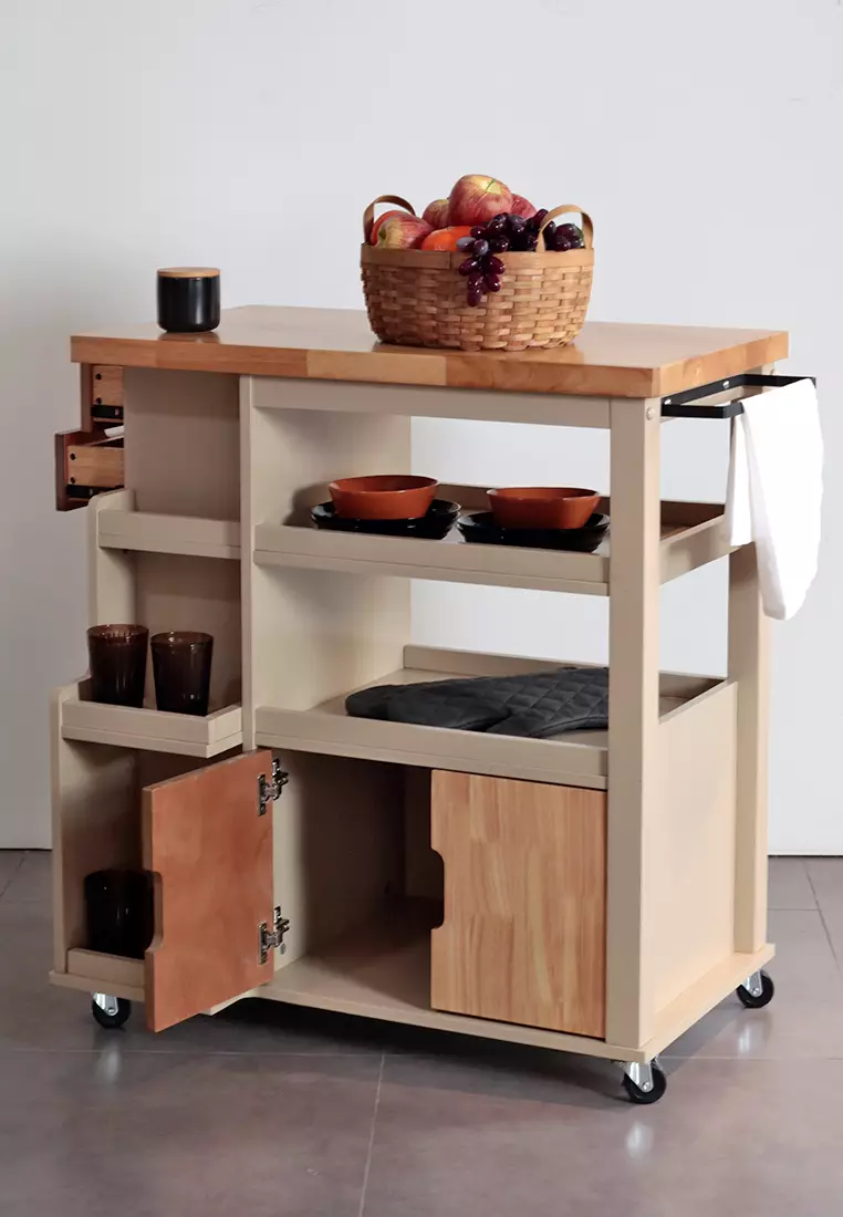 Buy Joy Design Studio Benker Kitchen Cart Online ZALORA Malaysia